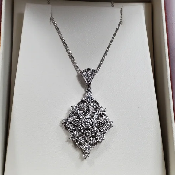 14K White Gold Necklace